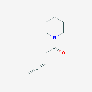 molecular formula C10H15NO B15397897 1-(Piperidin-1-yl)penta-3,4-dien-1-one CAS No. 88855-25-8
