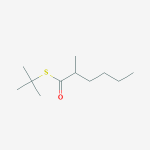 molecular formula C11H22OS B15397989 S-tert-Butyl 2-methylhexanethioate CAS No. 89076-16-4