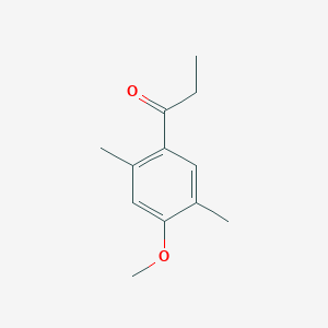 molecular formula C12H16O2 B15398007 1-(4-Methoxy-2,5-dimethylphenyl)-1-propanone CAS No. 36871-56-4