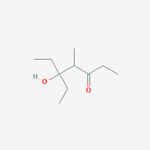 molecular formula C10H20O2 B15398075 5-Ethyl-5-hydroxy-4-methylheptan-3-one CAS No. 3677-86-9