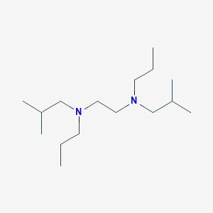 molecular formula C16H36N2 B15398096 N~1~,N~2~-Bis(2-methylpropyl)-N~1~,N~2~-dipropylethane-1,2-diamine CAS No. 88896-70-2