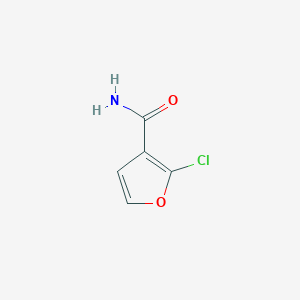molecular formula C5H4ClNO2 B15398146 2-Chloro-3-furancarboxamide CAS No. 189330-17-4