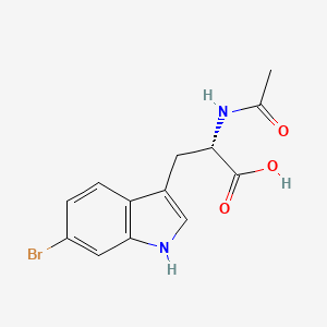 molecular formula C13H13BrN2O3 B15398249 Tryptophan, N-acetyl-6-bromo- CAS No. 496930-11-1