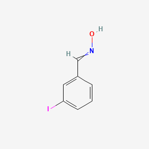 molecular formula C7H6INO B15398260 Syn-3-iodobenzaldehyde oxime CAS No. 34158-74-2