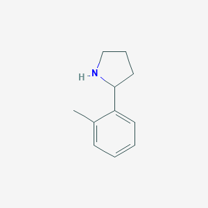 molecular formula C11H15N B153983 2-(2-Methylphenyl)pyrrolidine CAS No. 129540-23-4