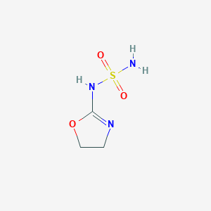 molecular formula C3H7N3O3S B153984 N-[(2z)-1,3-Oxazolidin-2-Ylidene]sulfuric Diamide CAS No. 136810-62-3