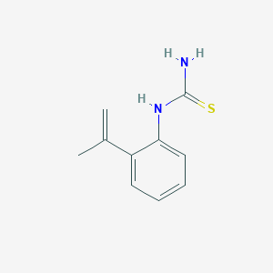 molecular formula C10H12N2S B15398401 N-[2-(Prop-1-en-2-yl)phenyl]thiourea CAS No. 88884-39-3
