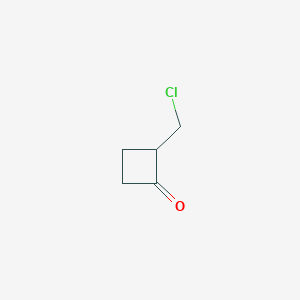 molecular formula C5H7ClO B15398630 2-(Chloromethyl)cyclobutanone CAS No. 22935-33-7