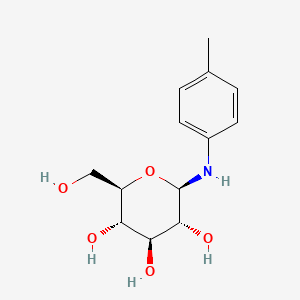 molecular formula C13H19NO5 B15398691 N-(4-methylphenyl)-beta-D-glucopyranosylamine CAS No. 3228-62-4