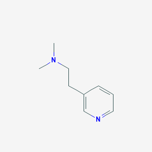 molecular formula C9H14N2 B15398763 N,N-dimethyl-2-(pyridin-3-yl)ethanamine CAS No. 20173-26-6