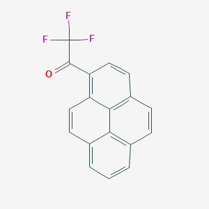 molecular formula C18H9F3O B15398937 2,2,2-Trifluoro-1-pyren-1-ylethanone CAS No. 169295-60-7