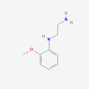 molecular formula C9H14N2O B15399100 N~1~-(2-Methoxyphenyl)ethane-1,2-diamine CAS No. 36908-21-1