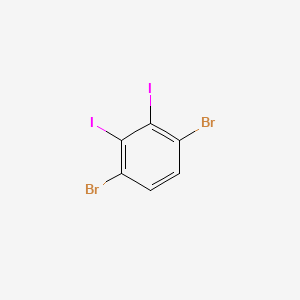 molecular formula C6H2Br2I2 B15399155 1,4-Dibromo-2,3-diiodobenzene CAS No. 529502-51-0
