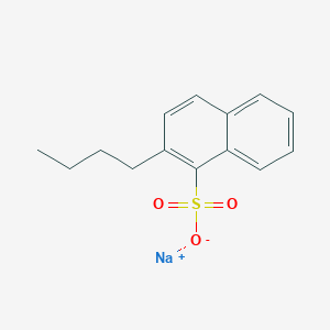 molecular formula C14H15NaO3S B15399212 Sodium 2-butylnaphthalene-1-sulfonate CAS No. 15394-36-2