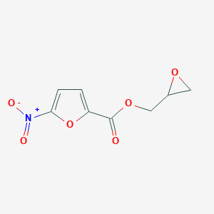 molecular formula C8H6NO6- B153993 Oxiran-2-ylmethyl 5-nitrofuran-2-carboxylate CAS No. 129423-12-7