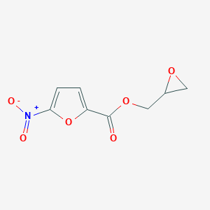 molecular formula C8H6NO6- B153993 Oxiranylmethyl 5-nitrofuran-2-carboxylate CAS No. 129423-12-7
