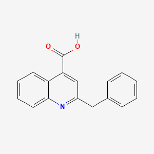 molecular formula C17H13NO2 B15399363 2-benzylquinoline-4-carboxylic Acid CAS No. 24306-31-8