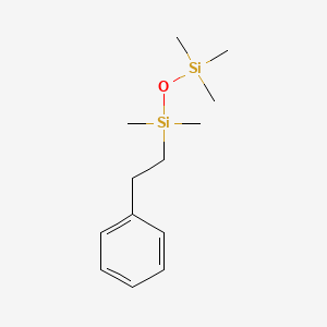 molecular formula C13H24OSi2 B15399523 Phenethylpentamethyldisiloxane CAS No. 3439-15-4