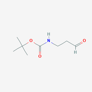 molecular formula C8H15NO3 B153998 (3-Oxo-propyl)-carbamic acid tert-butyl ester CAS No. 58885-60-2