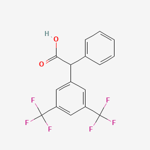 molecular formula C16H10F6O2 B15399892 2-(3,5-Bis(trifluoromethyl)phenyl)-2-phenylacetic acid CAS No. 885950-81-2