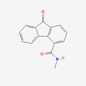 molecular formula C15H11NO2 B15399948 N-methyl-9-oxo-9H-fluorene-4-carboxamide CAS No. 24040-51-5