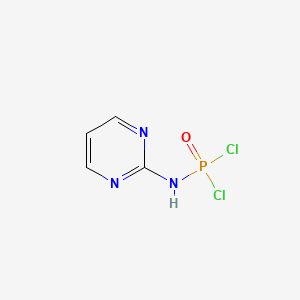 molecular formula C4H4Cl2N3OP B15399951 N-dichlorophosphorylpyrimidin-2-amine CAS No. 4270-19-3