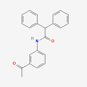 molecular formula C22H19NO2 B15400049 N-(3-acetylphenyl)-2,2-diphenylacetamide CAS No. 325472-49-9
