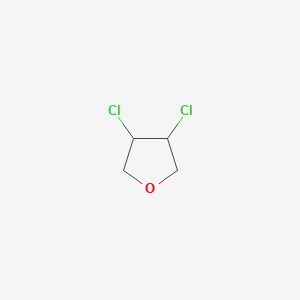 molecular formula C4H6Cl2O B15400214 3,4-Dichlorotetrahydrofuran CAS No. 35128-44-0