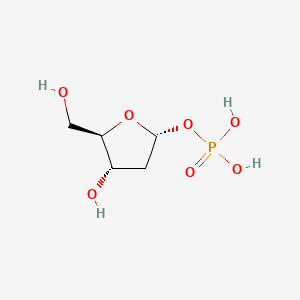 molecular formula C5H11O7P B15400260 2-deoxy-alpha-D-ribose 1-phosphate CAS No. 17039-17-7