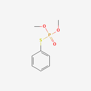 molecular formula C8H11O3PS B15400346 Dimethoxyphosphorylsulfanylbenzene CAS No. 4237-00-7
