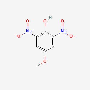 molecular formula C7H6N2O6 B15400536 Phenol, 4-methoxy-2,6-dinitro- CAS No. 3410-94-4
