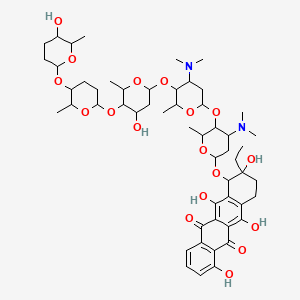 molecular formula C54H78N2O18 B15400591 Roseorubicin A CAS No. 70559-00-1