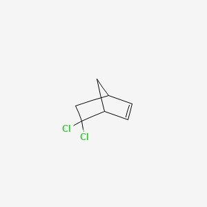 molecular formula C7H8Cl2 B15400648 Bicyclo[2.2.1]hept-2-ene, 5,5-dichloro- CAS No. 4634-77-9