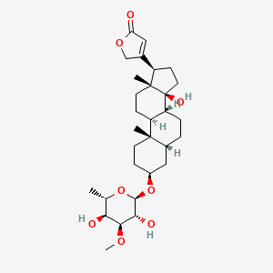 molecular formula C30H46O8 B15400804 Vallaroside CAS No. 4477-75-2