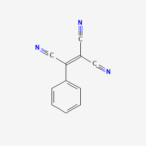 molecular formula C11H5N3 B15400846 2-Phenylethene-1,1,2-tricarbonitrile CAS No. 4364-80-1