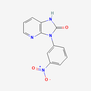 molecular formula C12H8N4O3 B15400962 3-(3-Nitro-phenyl)-1,3-dihydro-imidazo[4,5-b]pyridin-2-one CAS No. 249606-62-0