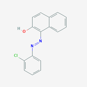 molecular formula C16H11ClN2O B15401022 1-(2-Chlorophenylazo)-2-naphthol CAS No. 24390-65-6