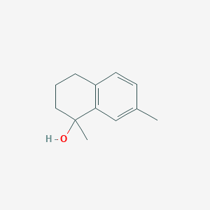 molecular formula C12H16O B15401049 1,7-dimethyl-3,4-dihydro-2H-naphthalen-1-ol CAS No. 6938-37-0
