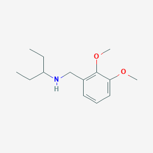 molecular formula C14H23NO2 B15401202 N-(2,3-dimethoxybenzyl)pentan-3-amine CAS No. 416889-37-7