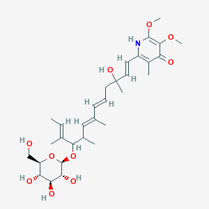 molecular formula C31H47NO10 B154014 葡萄糖皮里西啶醇 A1 CAS No. 125591-38-0