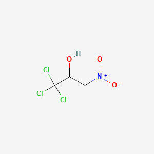 molecular formula C3H4Cl3NO3 B15401404 1,1,1-Trichloro-3-nitropropan-2-ol CAS No. 760-40-7