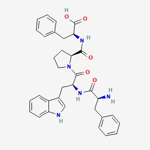 molecular formula C34H37N5O5 B15401451 L-Phenylalanyl-L-tryptophyl-L-prolyl-L-phenylalanine CAS No. 926291-65-8