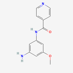 molecular formula C13H13N3O2 B15401455 N-(3-Amino-5-methoxy-phenyl)-isonicotinamide CAS No. 299405-28-0