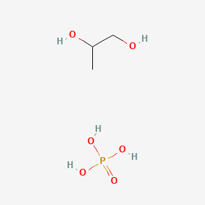 molecular formula C3H11O6P B15401530 Propylene glycol, phosphate CAS No. 52502-91-7