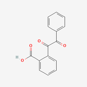 molecular formula C15H10O4 B15401550 Benzoic acid, 2-(oxophenylacetyl)- CAS No. 3839-29-0