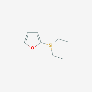 molecular formula C8H13OSi B15401617 Diethyl (2-furyl)silane 