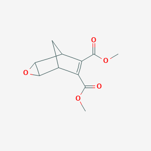 molecular formula C11H12O5 B15401699 Dimethyl 3-oxatricyclo[3.2.1.0~2,4~]oct-6-ene-6,7-dicarboxylate CAS No. 61367-60-0