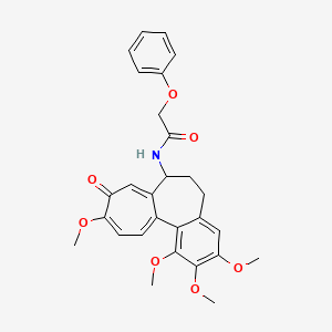 molecular formula C28H29NO7 B15401719 N-(Phenoxyacetyl)deacetylcolchicine CAS No. 86436-45-5