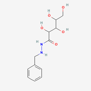 molecular formula C12H18N2O5 B15401804 D-Ribonic acid, 2-(phenylmethyl)hydrazide CAS No. 5588-13-6