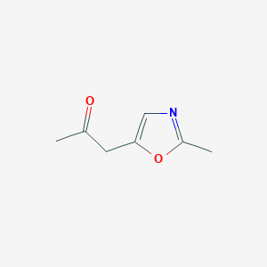 molecular formula C7H9NO2 B15401837 1-(2-Methyloxazol-5-YL)propan-2-one 